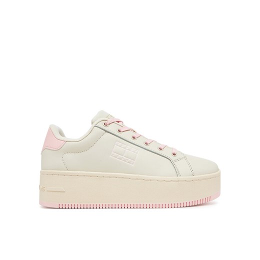 Tommy Jeans Sneakersy Tjw Flatform Ess EN0EN02518 Różowy ze sklepu MODIVO w kategorii Buty sportowe damskie - zdjęcie 182642239