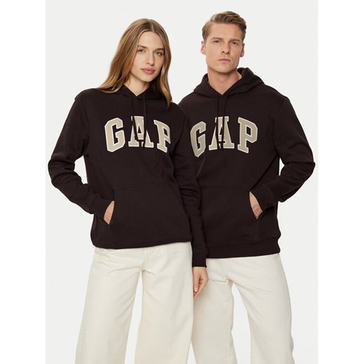 Gap Bluza 738102-25 Brązowy Regular Fit ze sklepu MODIVO w kategorii Bluzy męskie - zdjęcie 182642307