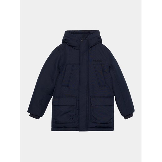 Tommy Hilfiger Kurtka zimowa KB0KB08563 Granatowy Regular Fit ze sklepu MODIVO w kategorii Kurtki chłopięce - zdjęcie 182642435