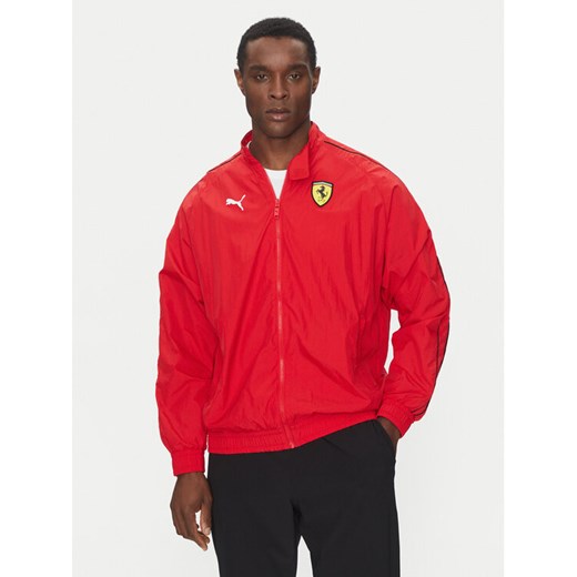Scuderia Ferrari Kurtka przejściowa Ferrari Race T7 630215 Czerwony Regular Fit ze sklepu MODIVO w kategorii Kurtki męskie - zdjęcie 182642456