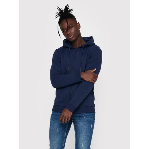 Only & Sons Bluza Ceres 22018684 Granatowy Regular Fit ze sklepu MODIVO w kategorii Bluzy męskie - zdjęcie 182642479