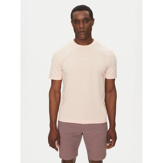 BOSS T-Shirt Tchup 50473278 Różowy Relaxed Fit ze sklepu MODIVO w kategorii T-shirty męskie - zdjęcie 182642507