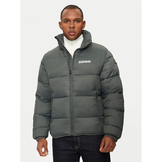Napapijri Kurtka zimowa A-Suomi NP0A4GJF Zielony Regular Fit ze sklepu MODIVO w kategorii Kurtki męskie - zdjęcie 182642555