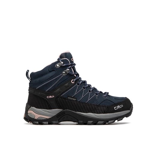 CMP Trekkingi Rigel Mid Wmn Trekking Shoe Wp 3Q12946 Granatowy ze sklepu MODIVO w kategorii Buty trekkingowe damskie - zdjęcie 182642577