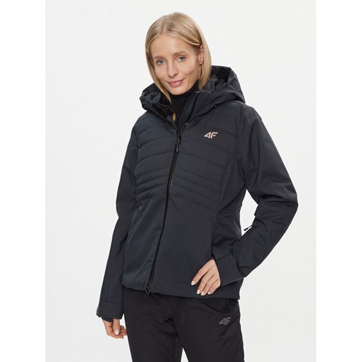 4F Kurtka narciarska 4FAW23TTJAF339 Czarny Slim Fit ze sklepu MODIVO w kategorii Kurtki damskie - zdjęcie 182642585