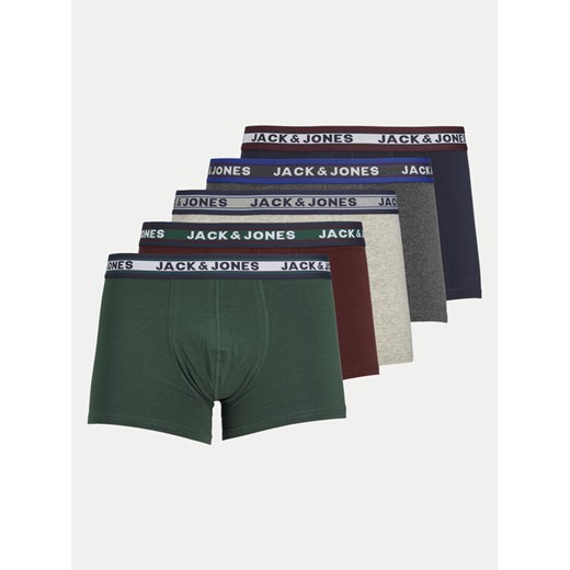 Jack&Jones Komplet 5 par bokserek Oliver 12165348 Kolorowy XL MODIVO