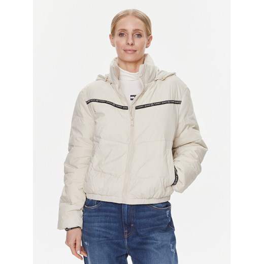 Tommy Jeans Kurtka przejściowa DW0DW17238 Beżowy Regular Fit ze sklepu MODIVO w kategorii Kurtki damskie - zdjęcie 182642648