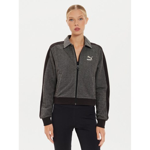 Puma Bluza T7 626797 Czarny Relaxed Fit ze sklepu MODIVO w kategorii Bluzy damskie - zdjęcie 182642685