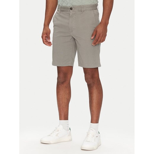 BOSS Szorty materiałowe 50536884 Beżowy Slim Fit ze sklepu MODIVO w kategorii Spodenki męskie - zdjęcie 182642776