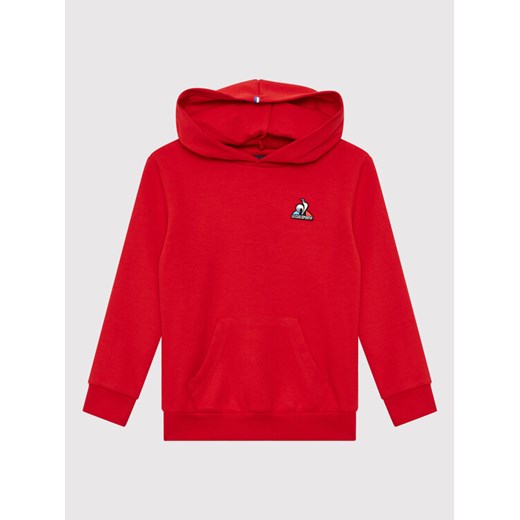 Le Coq Sportif Bluza 2210486 Czerwony Regular Fit ze sklepu MODIVO w kategorii Bluzy chłopięce - zdjęcie 182643006