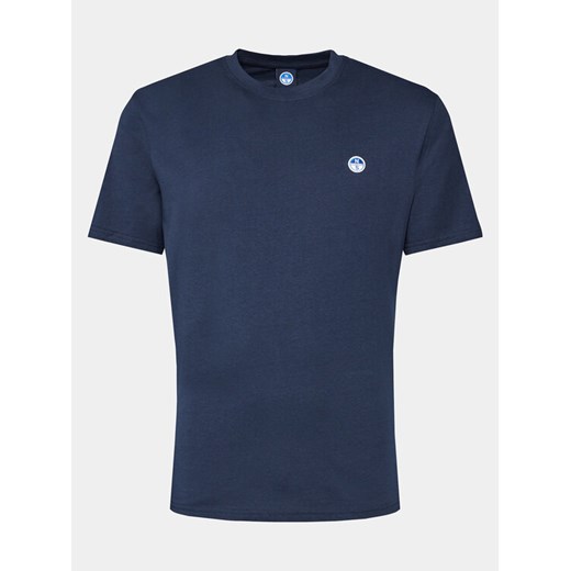 North Sails T-Shirt Bollo 692970 Granatowy Regular Fit ze sklepu MODIVO w kategorii T-shirty męskie - zdjęcie 182643016