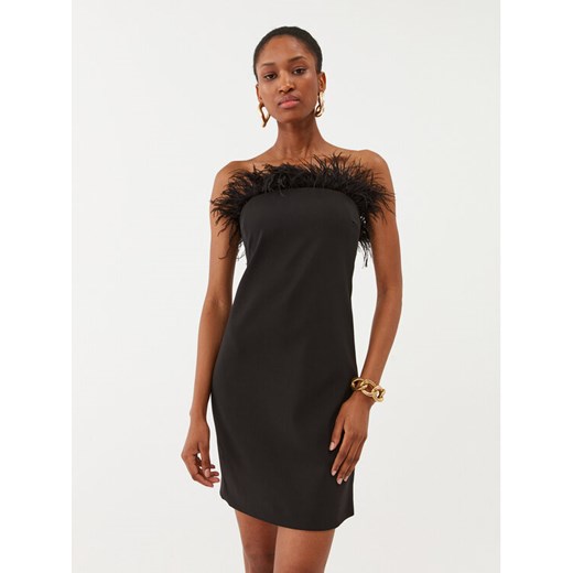 Patrizia Pepe Sukienka koktajlowa 8A1227/A6F5-K103 Czarny Slim Fit ze sklepu MODIVO w kategorii Sukienki - zdjęcie 182643018