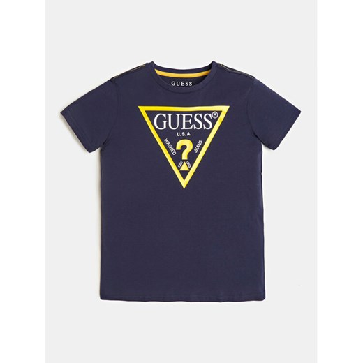 Guess T-Shirt L73I55 K8HM0 Granatowy Regular Fit ze sklepu MODIVO w kategorii T-shirty chłopięce - zdjęcie 182643037