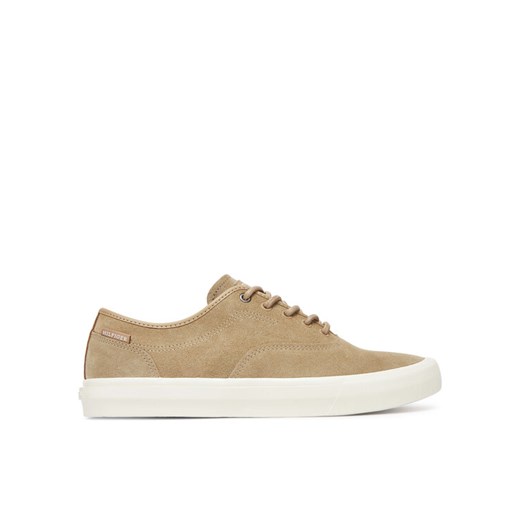 Tommy Hilfiger Tenisówki Hi Vulc Low Oxford Suede FM0FM05401 Beżowy ze sklepu MODIVO w kategorii Trampki męskie - zdjęcie 182643049