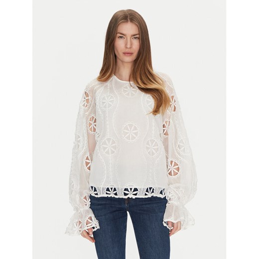BARDOT Bluzka 59731TB Biały Regular Fit ze sklepu MODIVO w kategorii Bluzki damskie - zdjęcie 182643056
