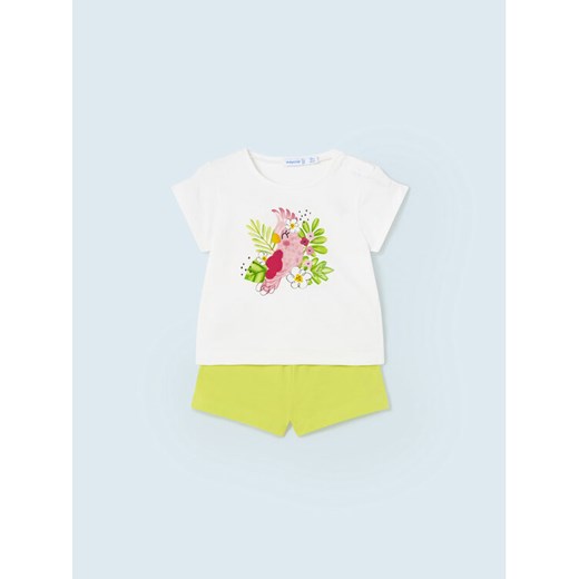 Mayoral Komplet t-shirt i spodenki 1276 Kolorowy Regular Fit ze sklepu MODIVO w kategorii Komplety niemowlęce - zdjęcie 182643088