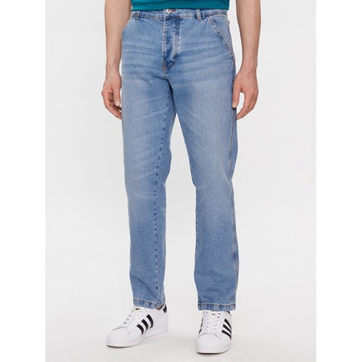 United Colors Of Benetton Jeansy 41TBUE019 Niebieski Straight Fit ze sklepu MODIVO w kategorii Jeansy męskie - zdjęcie 182643108