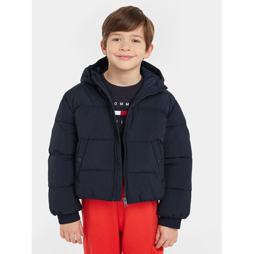 Tommy Hilfiger Kurtka zimowa New York KG0KG07551 Granatowy Relaxed Fit ze sklepu MODIVO w kategorii Kurtki chłopięce - zdjęcie 182643146