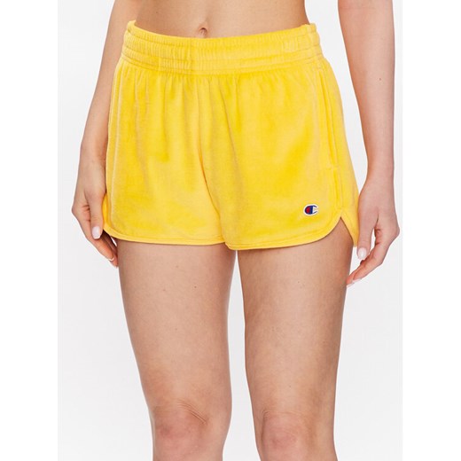 Champion Szorty sportowe 116258 Żółty Regular Fit ze sklepu MODIVO w kategorii Szorty - zdjęcie 182643248
