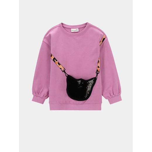 Coccodrillo Bluza WC4132101CEK Różowy Relaxed Fit ze sklepu MODIVO w kategorii Bluzy dziewczęce - zdjęcie 182643267