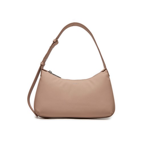 Calvin Klein Torebka Calvin Soft Shoulder Bag K60K612156 Beżowy ze sklepu MODIVO w kategorii Torebki bagietki - zdjęcie 182643308
