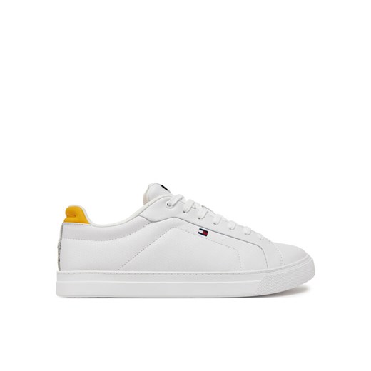 Tommy Hilfiger Sneakersy Icon Court Pinperf Lth FM0FM05483 Biały Tommy Hilfiger 45 MODIVO