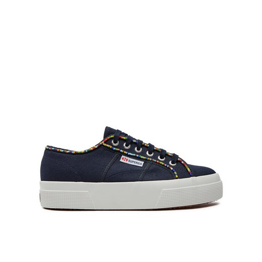 Superga Tenisówki Multicolor Beads 2740 S4131FW Granatowy ze sklepu MODIVO w kategorii Trampki damskie - zdjęcie 182643355