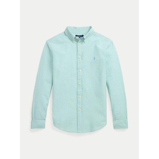 Polo Ralph Lauren Koszula 323964692002 Zielony Regular Fit ze sklepu MODIVO w kategorii Koszule chłopięce - zdjęcie 182643356