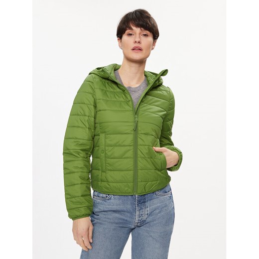United Colors Of Benetton Kurtka przejściowa 2TWDDN024 Zielony Regular Fit ze sklepu MODIVO w kategorii Kurtki damskie - zdjęcie 182643379