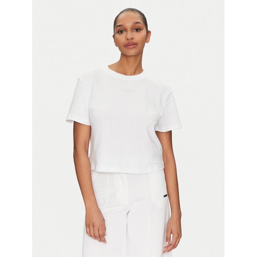 Guess T-Shirt V5GI00 I3Z14 Biały Boxy Fit ze sklepu MODIVO w kategorii Bluzki damskie - zdjęcie 182643416