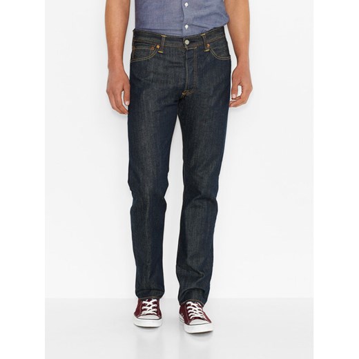 Levi's® Jeansy 501® 00501-0162 Granatowy Original Fit ze sklepu MODIVO w kategorii Jeansy męskie - zdjęcie 182643519