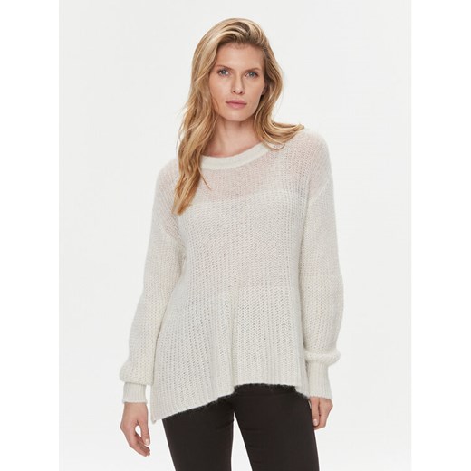 Boss Sweter Fuoline 50493836 Écru Regular Fit ze sklepu MODIVO w kategorii Swetry damskie - zdjęcie 182643528