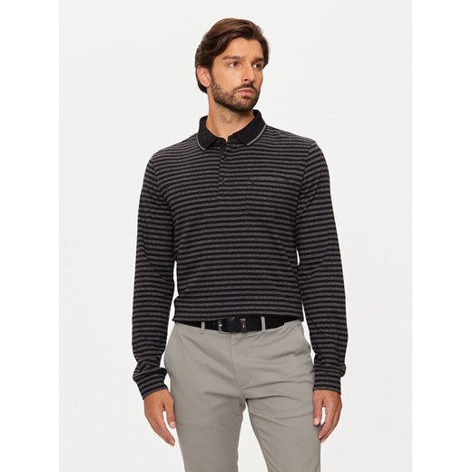 Pierre Cardin Polo C5 30514.3046 Czarny Regular Fit ze sklepu MODIVO w kategorii T-shirty męskie - zdjęcie 182643547