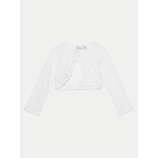 Abel & Lula Bolerko 5365 Biały Regular Fit ze sklepu MODIVO w kategorii Bluzy i swetry - zdjęcie 182643595