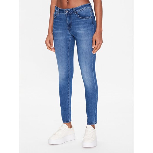 Mustang Jeansy Shelby 1013581 Niebieski Skinny Fit ze sklepu MODIVO w kategorii Jeansy damskie - zdjęcie 182643596