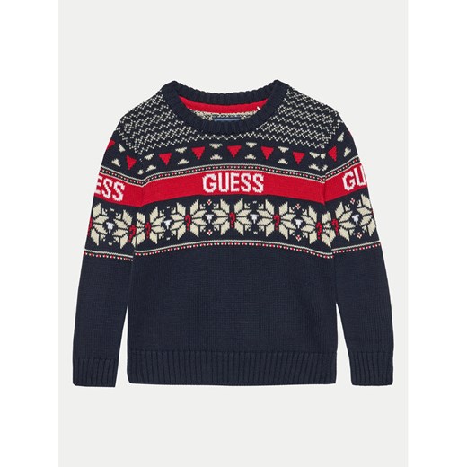 Guess Sweter N4BR04 Z2NN0 Kolorowy Regular Fit ze sklepu MODIVO w kategorii Swetry chłopięce - zdjęcie 182643607