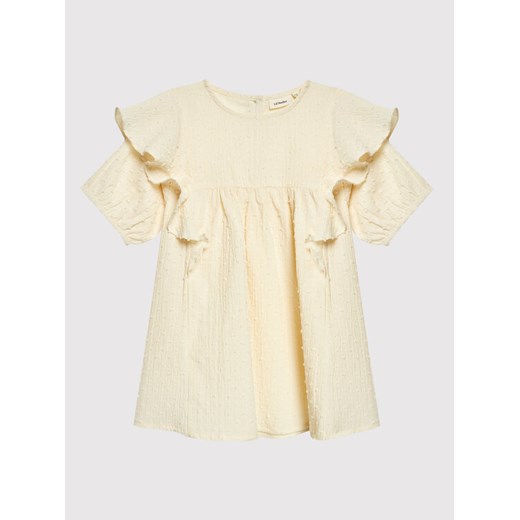Lil' Atelier Sukienka codzienna 13200714 Beżowy Loose Fit ze sklepu MODIVO w kategorii Sukienki dziewczęce - zdjęcie 182643629