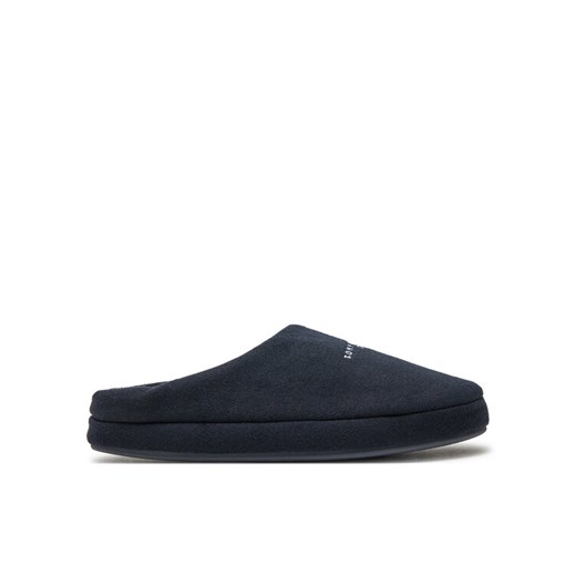 Tommy Hilfiger Kapcie Felt House Shoe FM0FM05538 Granatowy ze sklepu MODIVO w kategorii Kapcie męskie - zdjęcie 182643638