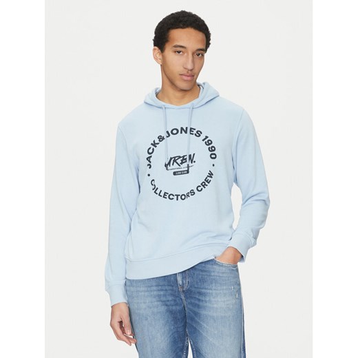 Jack&Jones Bluza Simon 12269353 Błękitny Standard Fit ze sklepu MODIVO w kategorii Bluzy męskie - zdjęcie 182643645