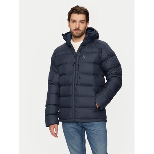 Haglöfs Kurtka puchowa Rosson 607460 Granatowy Relaxed Fit ze sklepu MODIVO w kategorii Kurtki męskie - zdjęcie 182643646