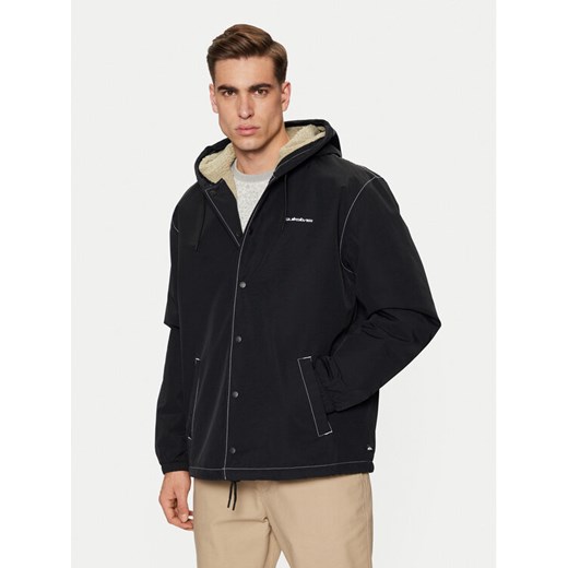 Quiksilver Kurtka przejściowa Rain Cloud EQYJK04110 Czarny Regular Fit ze sklepu MODIVO w kategorii Kurtki męskie - zdjęcie 182643667