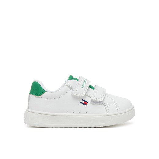 Tommy Hilfiger Sneakersy Low Cut Velcro Sneaker T1X9-33836-1355 M Biały ze sklepu MODIVO w kategorii Buty sportowe dziecięce - zdjęcie 182643696