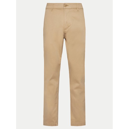 INDICODE Chinosy Kellen 60-336 Beżowy Slim Fit ze sklepu MODIVO w kategorii Spodnie męskie - zdjęcie 182643709