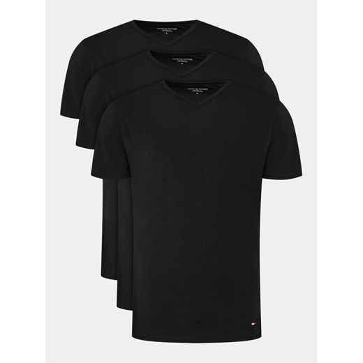 Tommy Hilfiger Komplet 3 t-shirtów UM0UM03137 Czarny Regular Fit ze sklepu MODIVO w kategorii T-shirty męskie - zdjęcie 182643715
