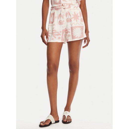 Banana Moon Szorty materiałowe William Floreal MHW03 Różowy Loose Fit ze sklepu MODIVO w kategorii Szorty - zdjęcie 182643725