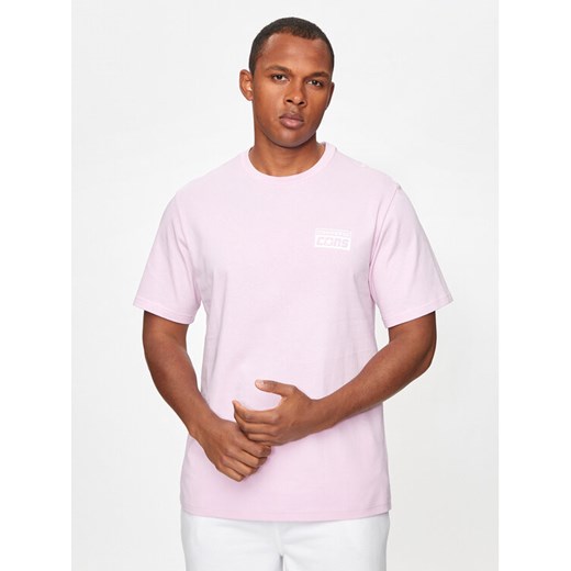 Converse T-Shirt M Cons Tee 10021134-A26 Fioletowy Regular Fit ze sklepu MODIVO w kategorii T-shirty męskie - zdjęcie 182643759