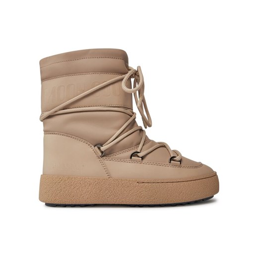 Moon Boot Śniegowce Ltrack Tube Rubber 24500900003 Beżowy ze sklepu MODIVO w kategorii Śniegowce damskie - zdjęcie 182643766