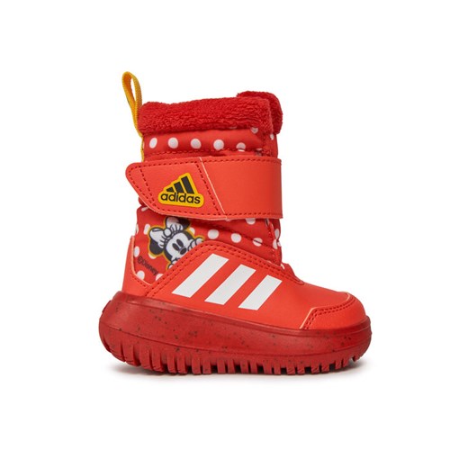 adidas Śniegowce Winterplay x Disney Shoes Kids IG7191 Czerwony ze sklepu MODIVO w kategorii Buty zimowe dziecięce - zdjęcie 182643855