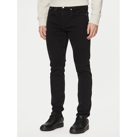 Calvin Klein Jeans Jeansy J30J326532 Czarny Slim Fit ze sklepu MODIVO w kategorii Jeansy męskie - zdjęcie 182643889