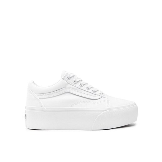 Vans Tenisówki Old Skool Stacked VN0A7Q5MW001 Biały ze sklepu MODIVO w kategorii Trampki damskie - zdjęcie 182643909